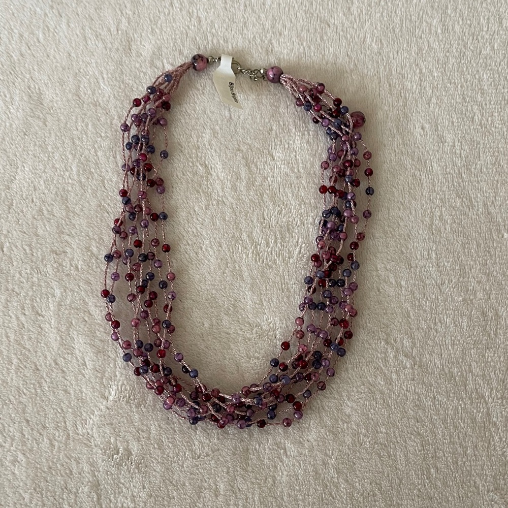 NWT Bijou Brigitte Multi-strand Beaded Necklace